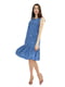 Сукня блакитного кольору в горох | 5474930 | фото 3
