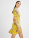 Платье желтое в принт | 5635965 | фото 4