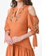 Платье оранжевое | 4335067 | фото 4