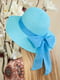 Шляпа голубого цвета | 5737189 | фото 2
