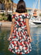 Сукня різнокольорова в принт | 5739997 | фото 2
