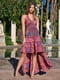 Платье розовое в принт | 5740059 | фото 2