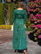 Платье зеленое в принт | 5740064 | фото 2