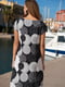 Сукня чорно-біла в принт | 5740116 | фото 2