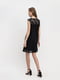 Платье черное с узором | 5304164 | фото 3