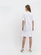 Платье белое с принтом | 5348034 | фото 3