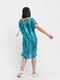 Платье голубое с размытым принтом | 5441340 | фото 3