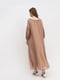 Сукня коричнева з вишивкою | 5441374 | фото 3