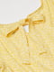 Блуза жовта в принт | 5742821 | фото 2