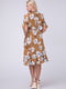 Сукня коричнева у квітковий принт | 5743527 | фото 2
