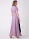 Сукня бузкового кольору в принт | 5743525 | фото 3