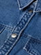 Куртка-рубашка джинсовая синяя | 5745351 | фото 2