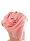 Палантин рожевий в принт | 5746018 | фото 2