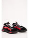 Кросівки чорно-червоні | 5749537 | фото 3