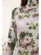 Сукня сіра з квітковим принтом | 5749622 | фото 4