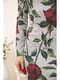 Сукня сіра з квітковим принтом | 5749626 | фото 4