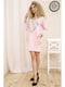 Платье розовое с аппликацией | 5749672 | фото 2