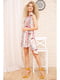 Платье молочно-розового цвета с принтом | 5749740 | фото 2