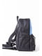 Рюкзак черно-голубой с принтом | 5749768 | фото 2