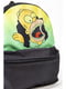 Рюкзак черно-зеленый с принтом | 5749772 | фото 4