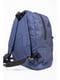 Рюкзак синий с принтом | 5749789 | фото 3