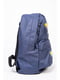 Рюкзак синий с принтом | 5749791 | фото 2
