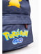 Рюкзак синий с принтом | 5749791 | фото 3