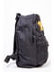Рюкзак чорний з принтом | 5749792 | фото 3