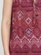 Блуза бордовая с орнаментом | 5751476 | фото 4