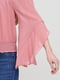Блуза розовая с узором | 5751503 | фото 4
