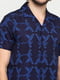 Рубашка синяя с орнаментом | 5751547 | фото 4