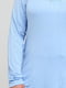 Лонгслив пижамный голубой | 5752108 | фото 4