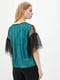 Блуза зелено-черная | 5752766 | фото 3