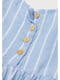 Сукня блакитна в смужку | 5755903 | фото 3