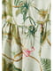 Сукня салатового кольору в принт | 5756150 | фото 2