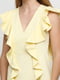 Платье А-силуэта желтое | 5757518 | фото 3