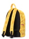 Рюкзак жовтий у принт | 5762803 | фото 2