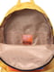 Рюкзак желтый в принт | 5762803 | фото 4