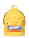 Рюкзак жовтий у принт | 5762803 | фото 6