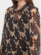 Блуза комбинированного цвета в принт | 5760341 | фото 3