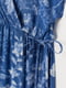 Платье для беременных синее в цветочный принт | 5763580 | фото 2