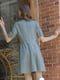 Сукня кольору хакі | 5761832 | фото 2