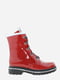 Ботинки красные с логотипом | 5703197 | фото 3
