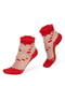 Шкарпетки червоні в принт | 5766847 | фото 2