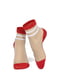 Шкарпетки червоні в принт | 5766859 | фото 3