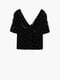Блуза чорна в горошок | 5674584 | фото 5