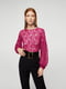 Блуза розовая с узором | 5767651