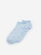 Шкарпетки блакитні в квітковий принт | 5768568