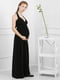 Сукня для вагітних чорна   | 5770494 | фото 3