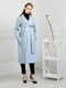 Пальто для беременных голубое | 5770500 | фото 2